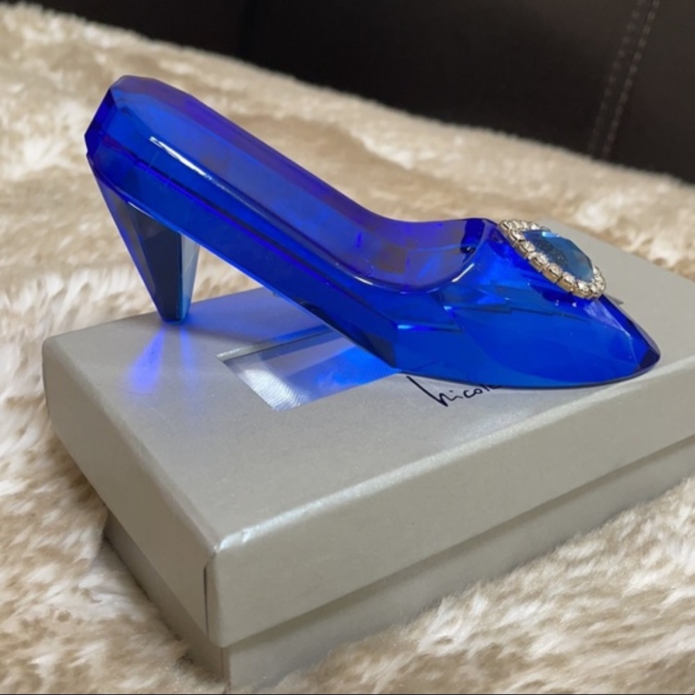 New Crystal Blue Shoe with Sapphire Jewel